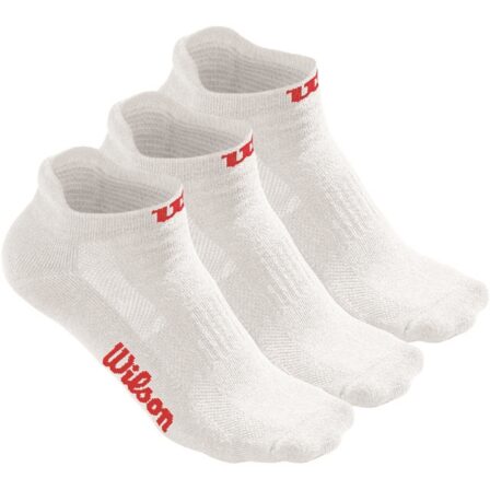 Wilson No Show Socks 3-Pack Women White