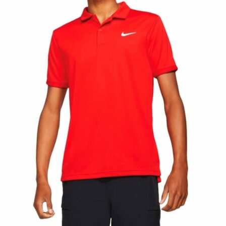 Nike Court Dri-Fit Victory Polo Red/White