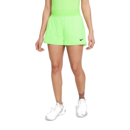 Nike Court Dri-Fit Victory Shorts Ladies Lime Glow/Black