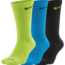 Nike Everyday Plus Cushioned 3-Pack Green/Blue/Black