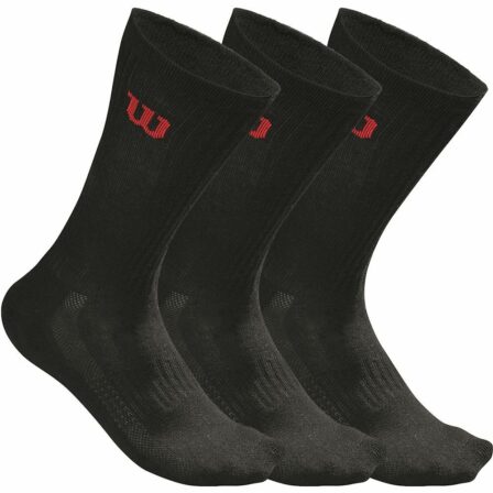 Wilson Crew Socks 3-pack Black