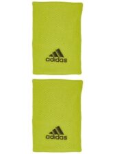 Adidas Tennis Wristband Large Shock Slime/Wild Pine 2-Pack