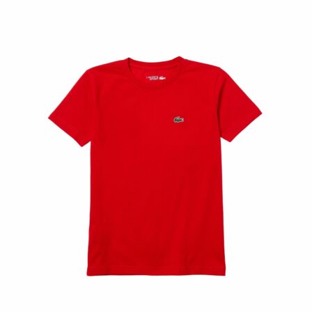 Lacoste Sport Breathable Cotton Blend Junior T-shirt Red