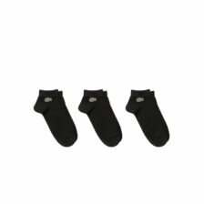 Lacoste Sport Low-Cut Cotton Socks 3-Pack Black