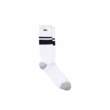 Lacoste Sport Compression Zone Striped Socks White
