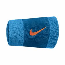 Nike Swoosh Double Sweatband Blue/Orange 2-Pack