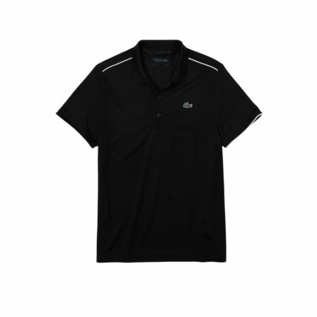 Lacoste Sport Breathable Pikeepaita Black/white