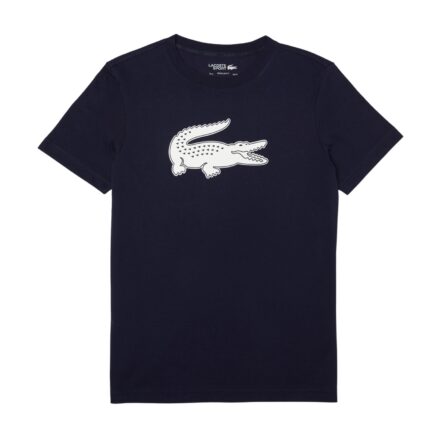 Lacoste T-Shirt 3D Print Crocodile Navy/White