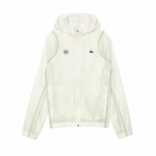 Lacoste Sport Roland Garros Edition After-Match Jacket White/Green