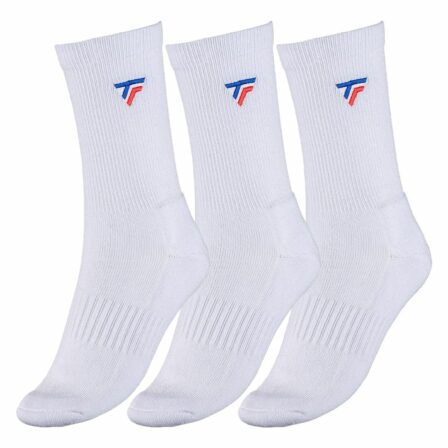 Tecnifibre High Cut Socks 3-Pack White
