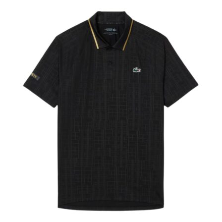 Lacoste Tennis x Novak Djokovic On Court Polo Shirt Black