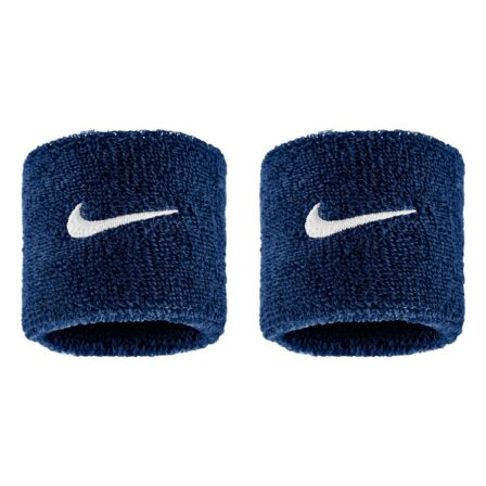Nike Swoosh Classic Wristbands 2-Pack Navy/White