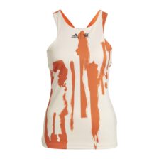 Adidas New York Y-Back Tanktop Women Ecru Tint/Impact Orange